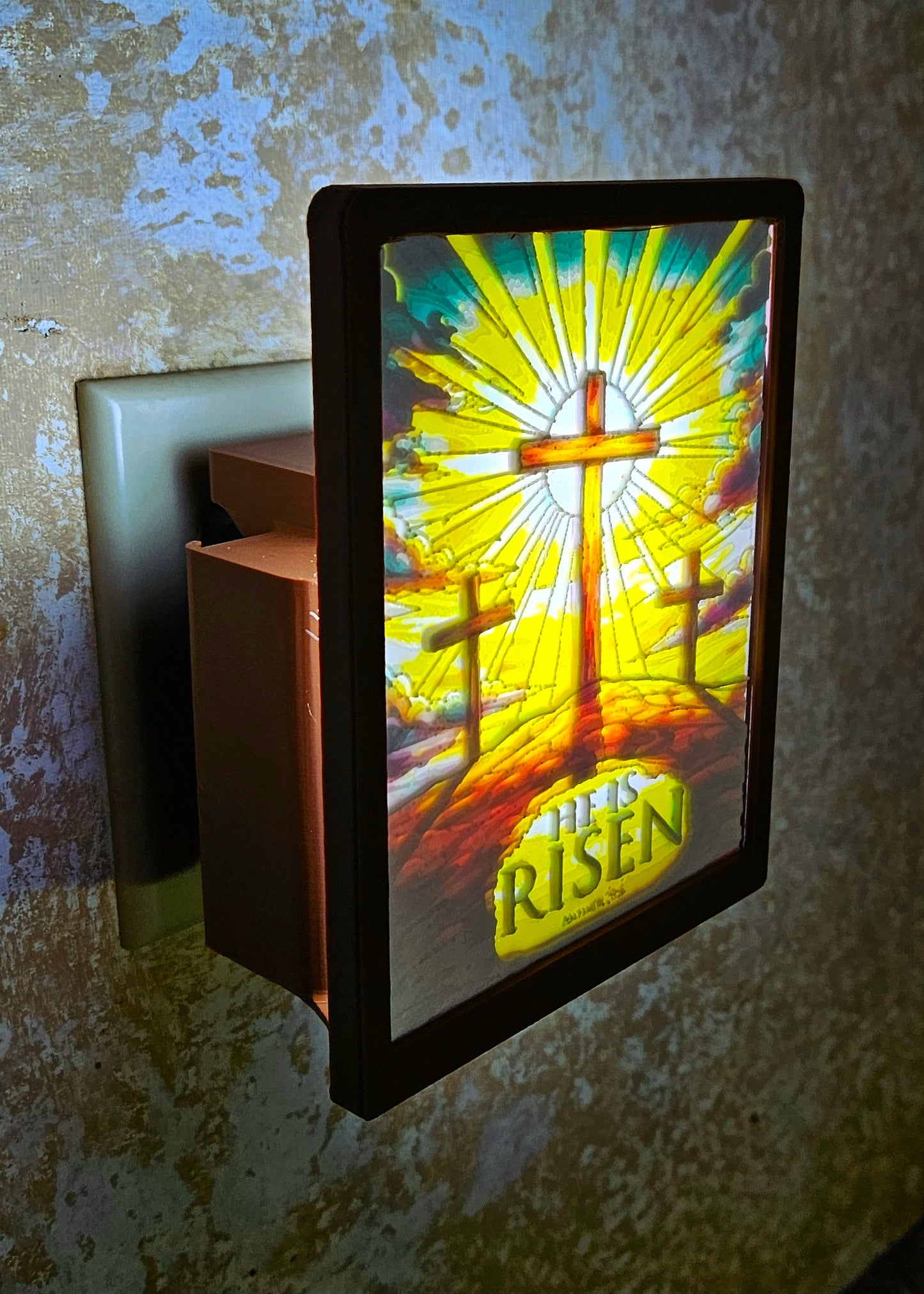 Easter - He is Risen Full Color Night Light