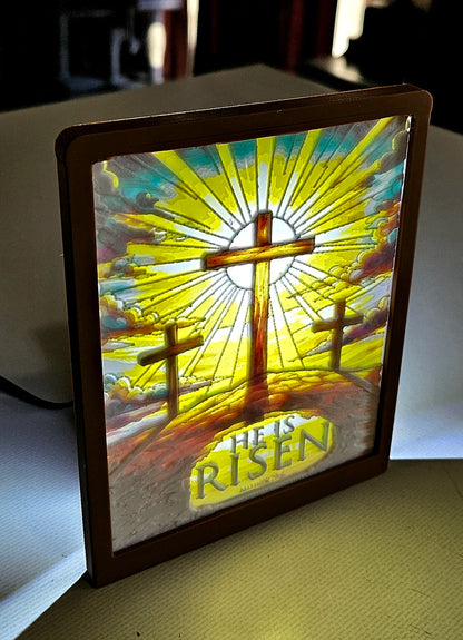 Easter - He is Risen Full Color Night Light