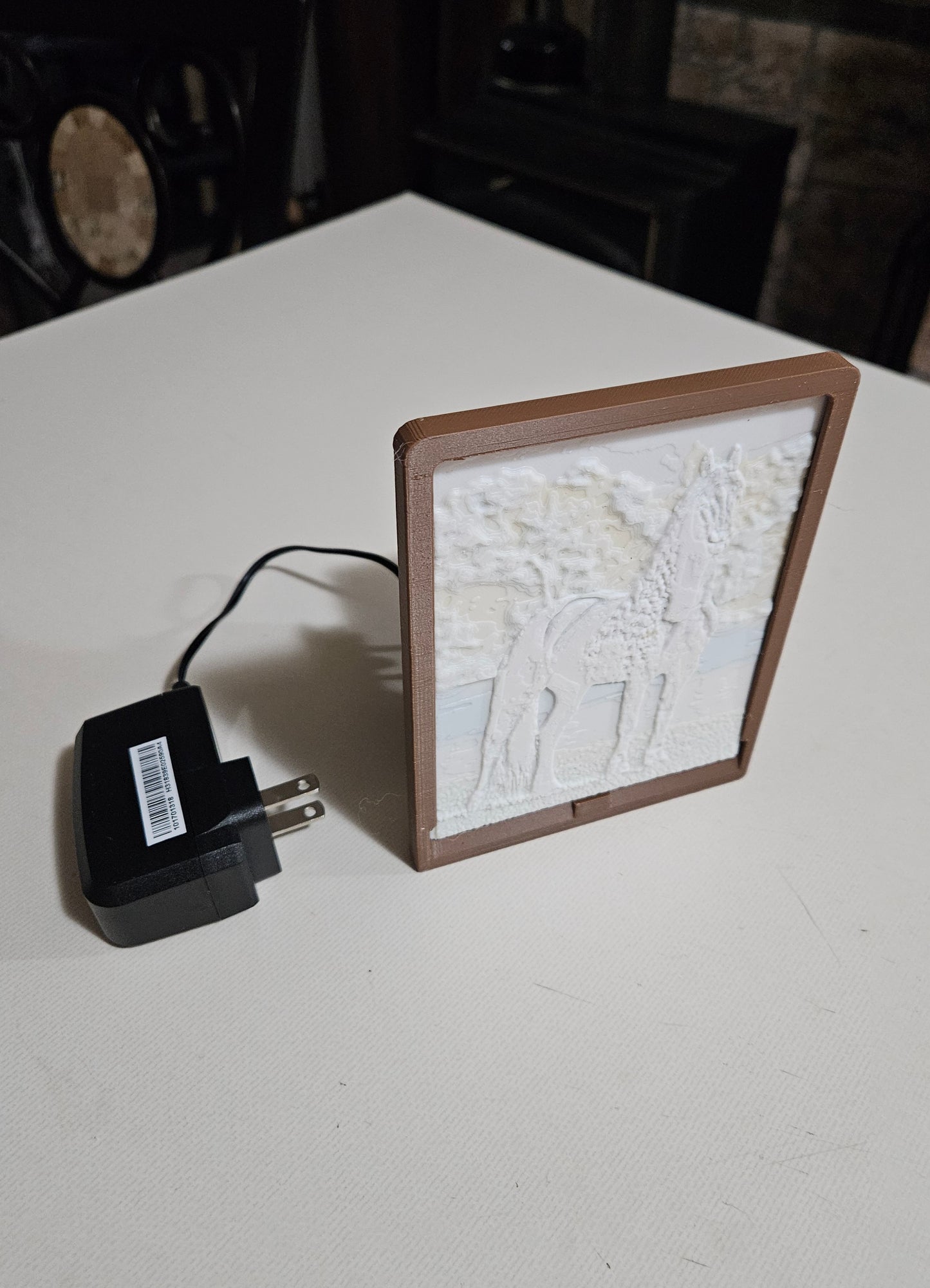 Horse - Friesian - Desktop or Night Light Display