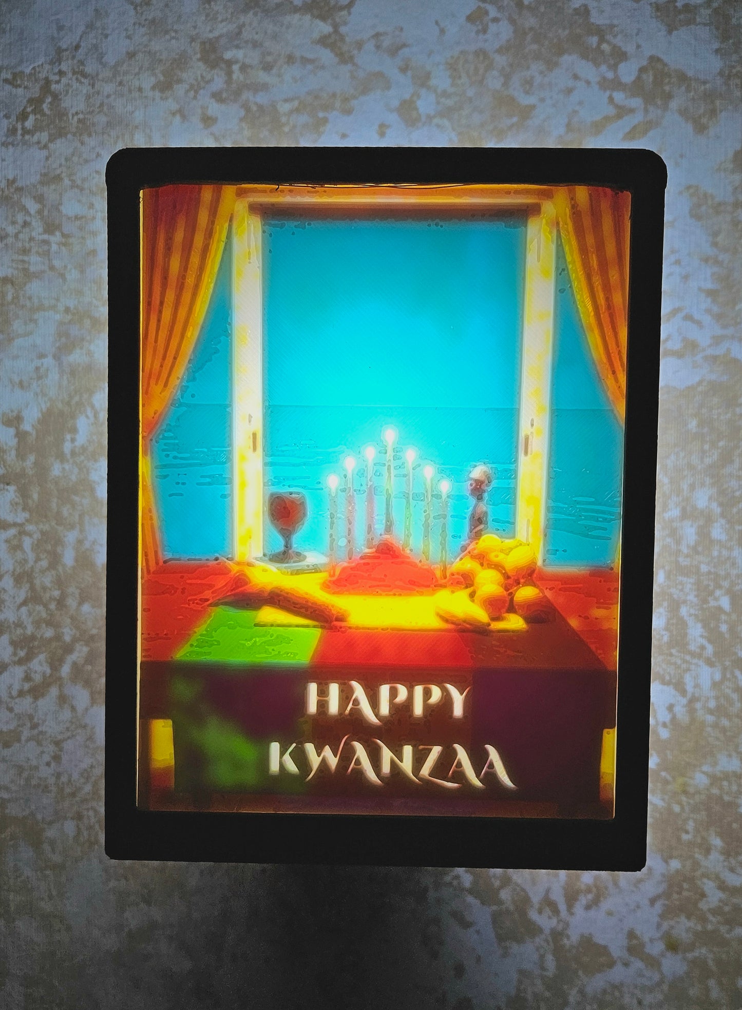 Kwanzaa Desktop or Night Light Display