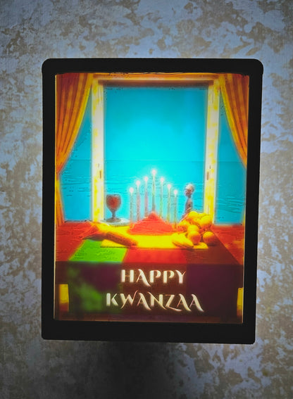 Kwanzaa Desktop or Night Light Display