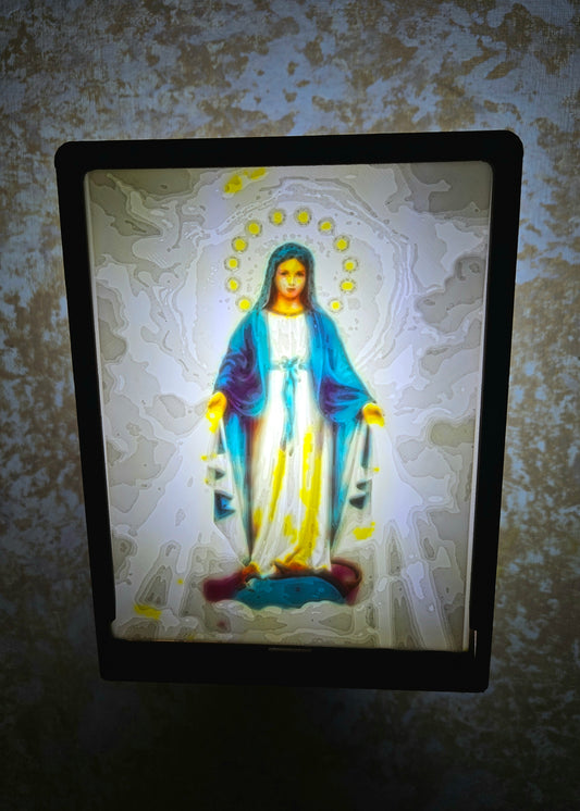 Virgin Mary Our Lady of Grace - Desktop or Night Light Display