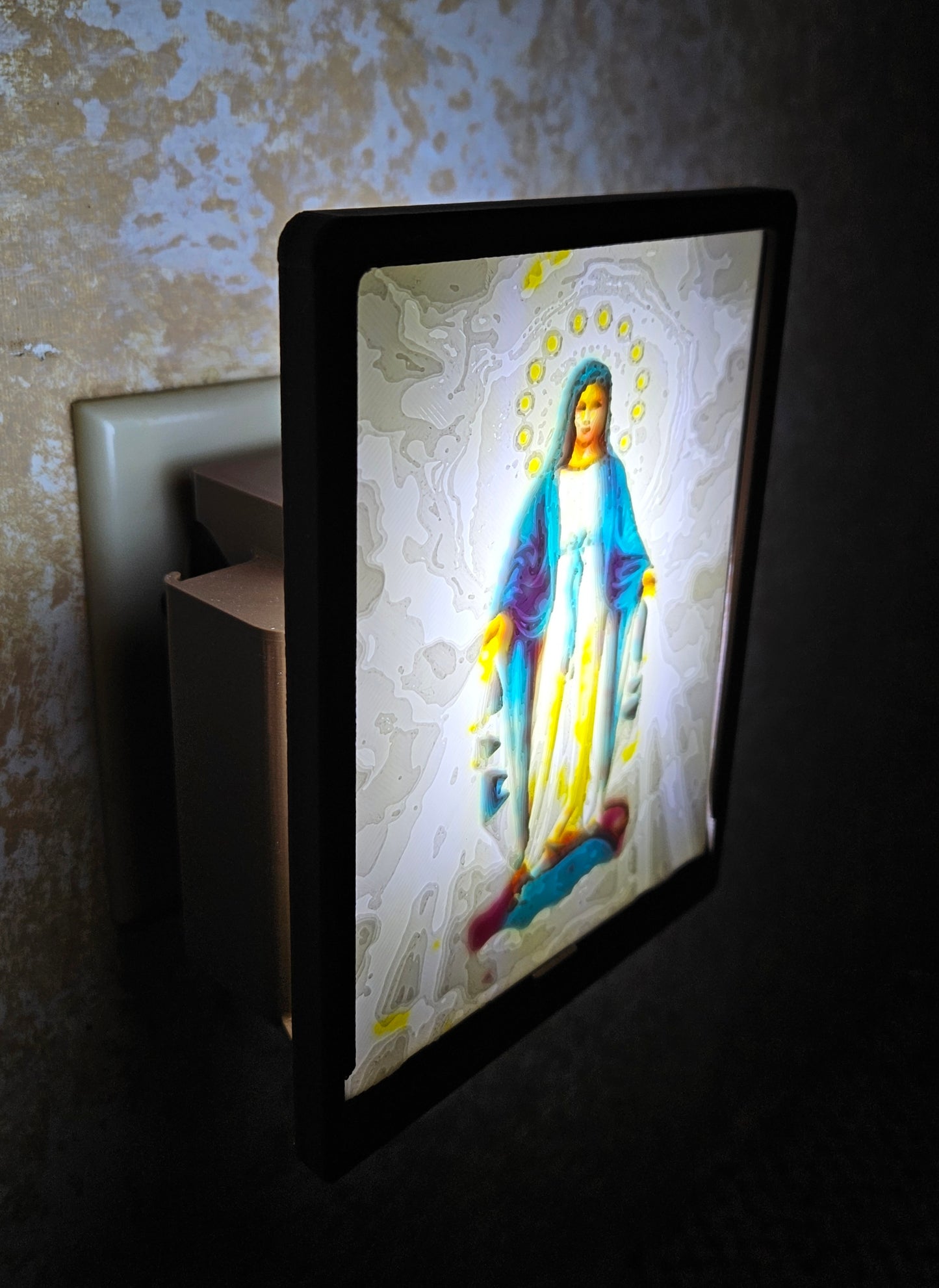 Virgin Mary Our Lady of Grace - Desktop or Night Light Display