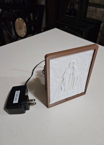 Virgin Mary Our Lady of Grace - Desktop or Night Light Display