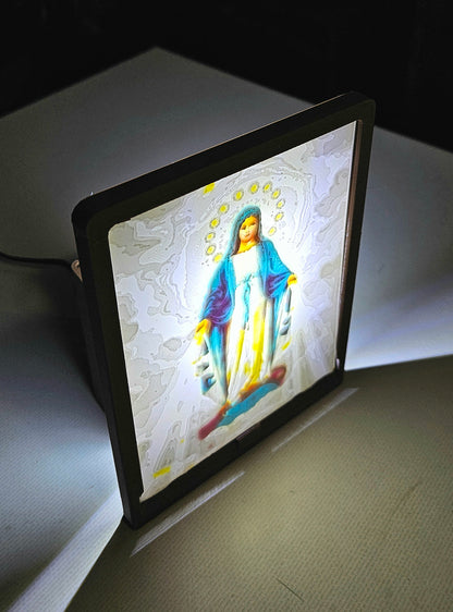 Virgin Mary Our Lady of Grace - Desktop or Night Light Display
