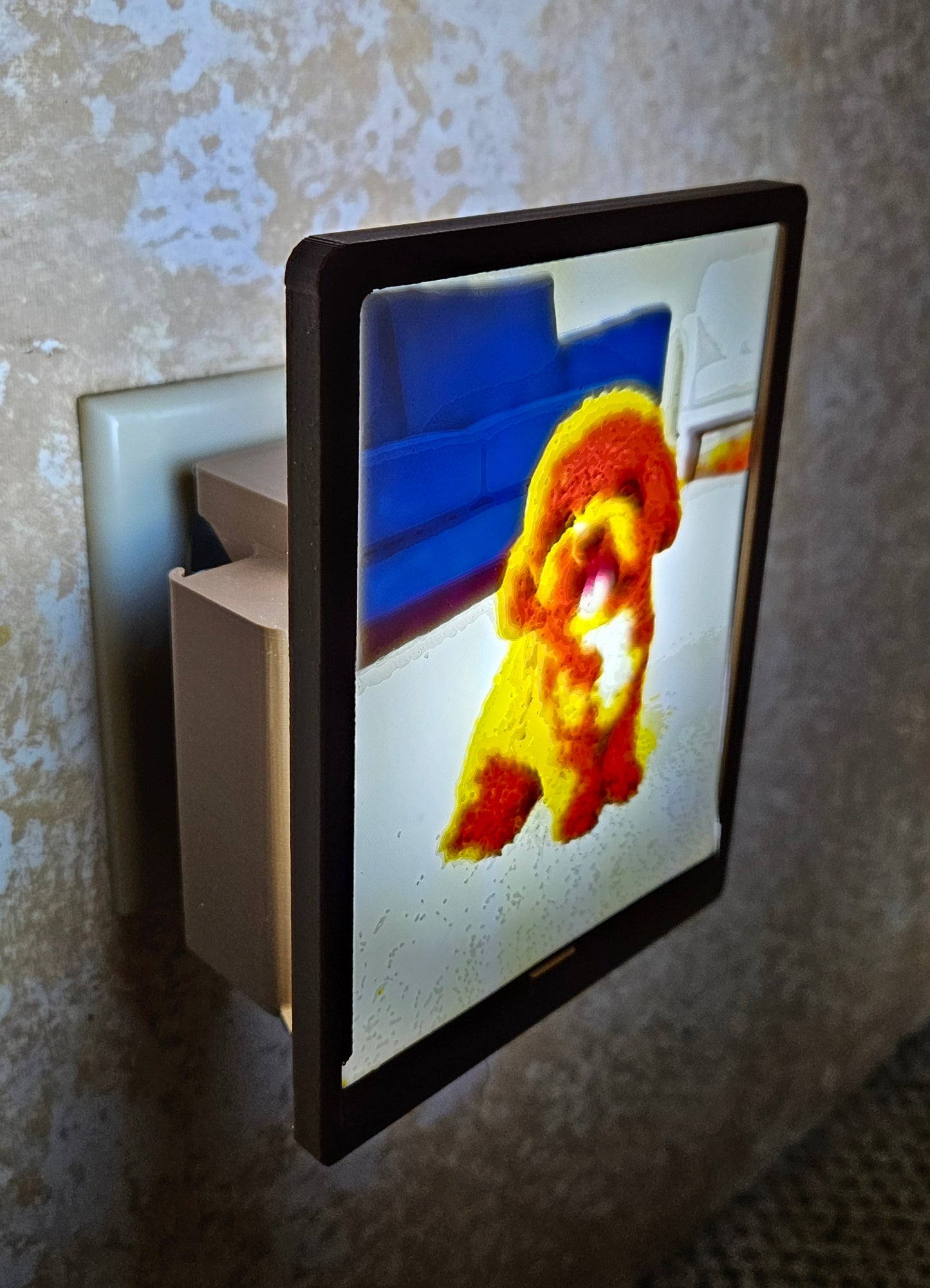 Dog - Mini Poodle - Desktop or Night Light Display