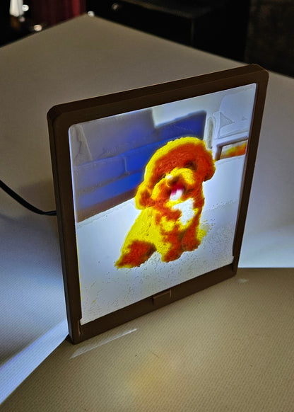 Dog - Mini Poodle - Desktop or Night Light Display