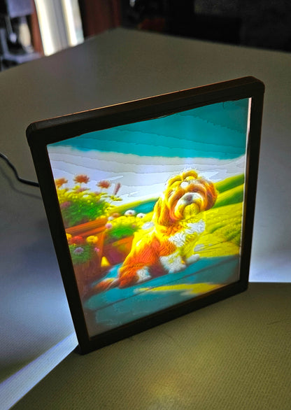 Dog - Shih Tzu - Desktop or Night Light Display