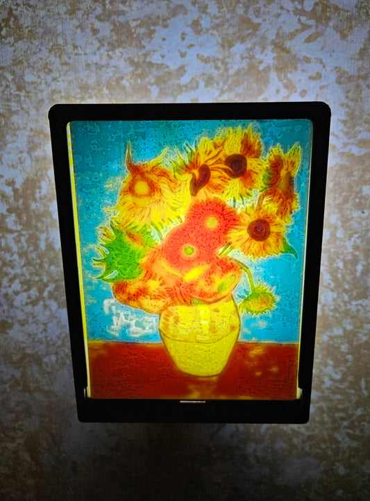 Van Gogh - Sunflowers - Desktop or Night Light Display