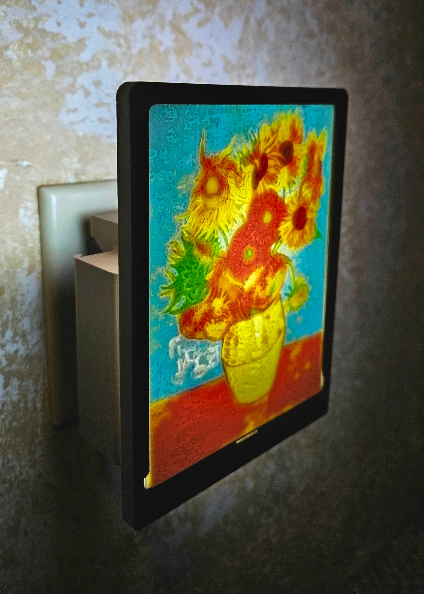 Van Gogh - Sunflowers - Desktop or Night Light Display