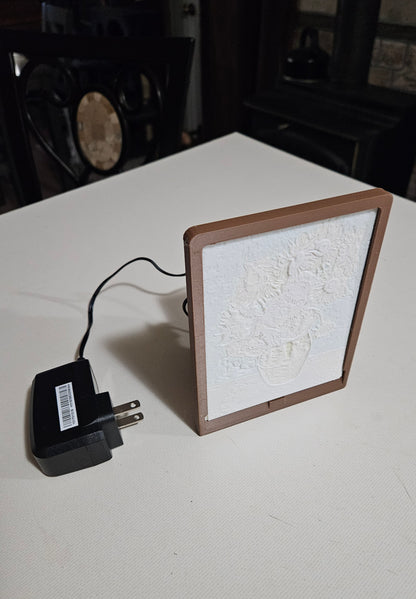 Van Gogh - Sunflowers - Desktop or Night Light Display