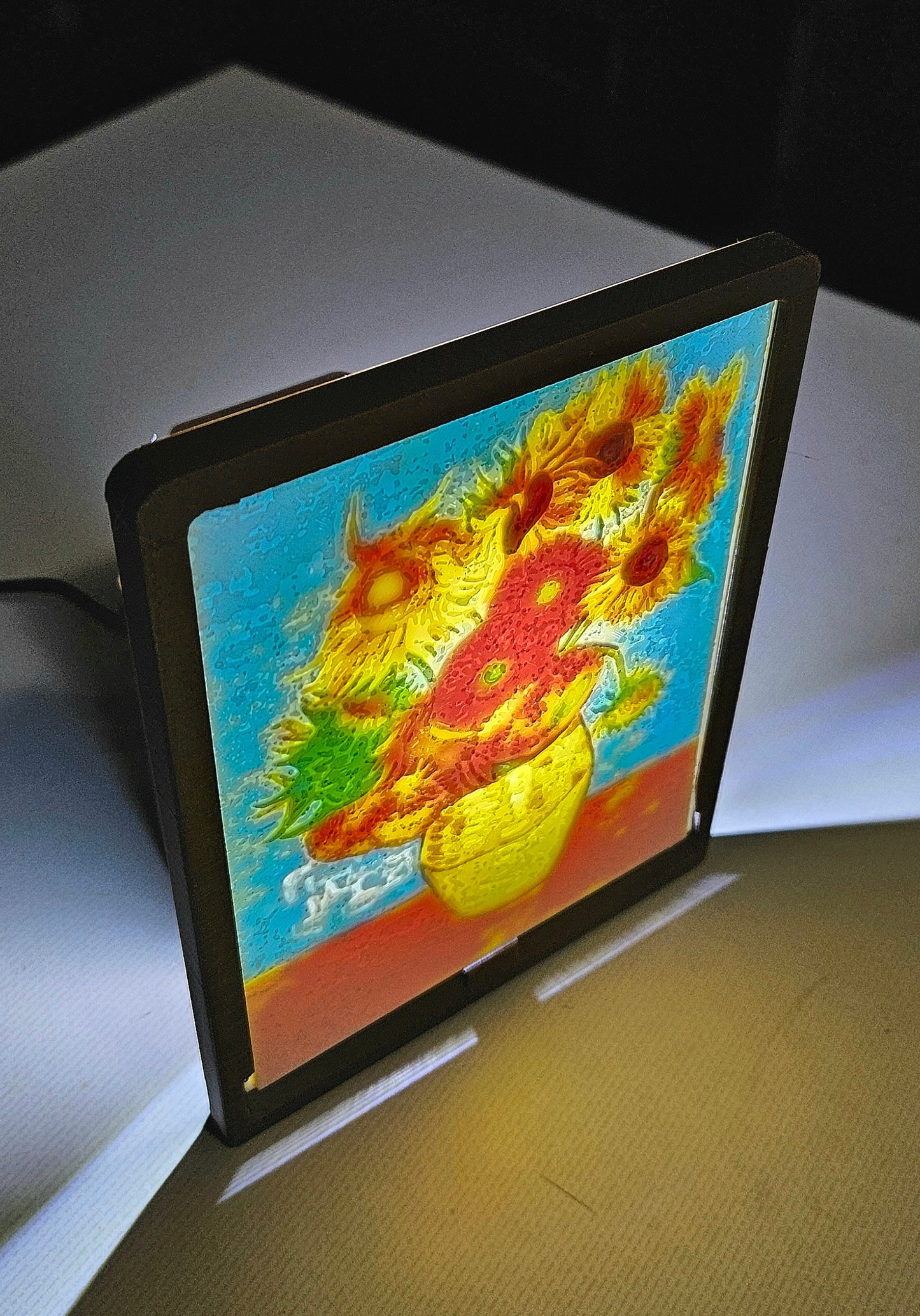 Van Gogh - Sunflowers - Desktop or Night Light Display