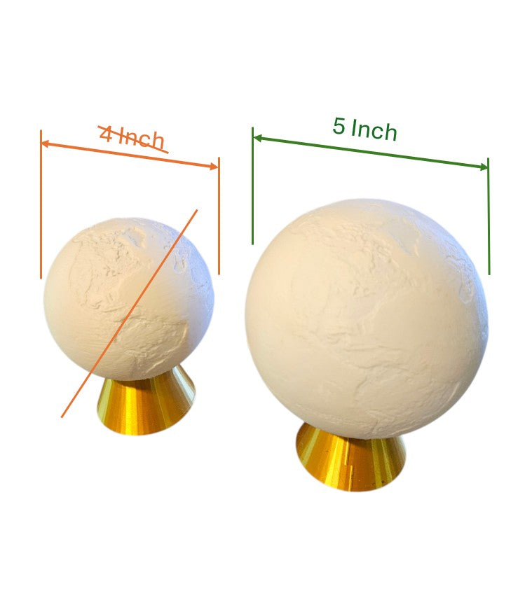 Earth _ White Globe Light