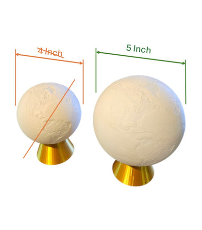 Earth _ White Globe Light