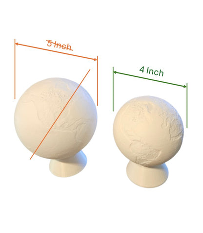 Earth _ White Globe Light