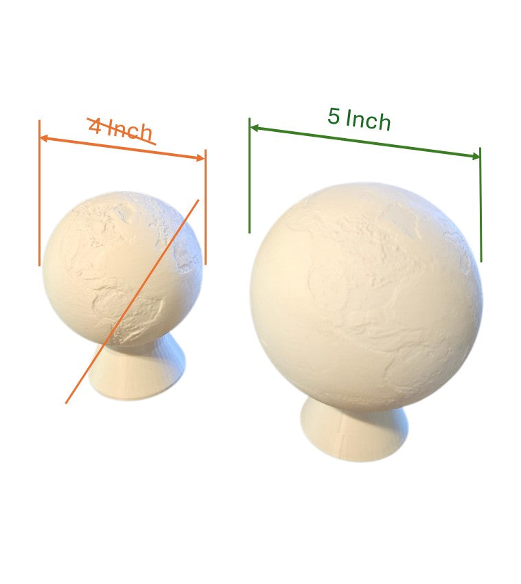 Earth _ White Globe Light