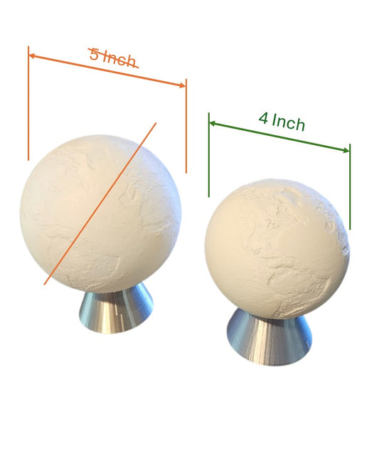 Earth _ White Globe Light