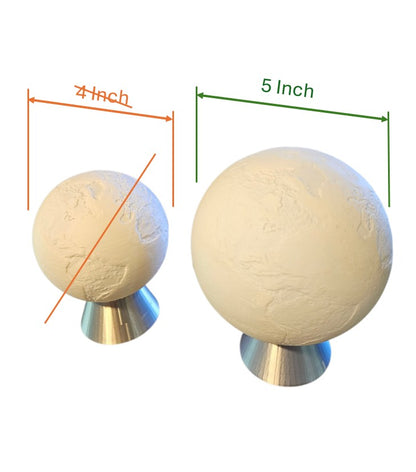 Earth _ White Globe Light