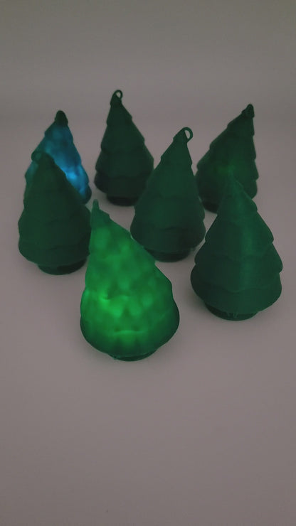 Illuminated Christmas Tree Ornament Decoration